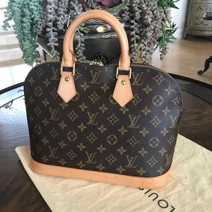 Louis Vuitton Brown Monogram Alma Handbag - Brown/Tan